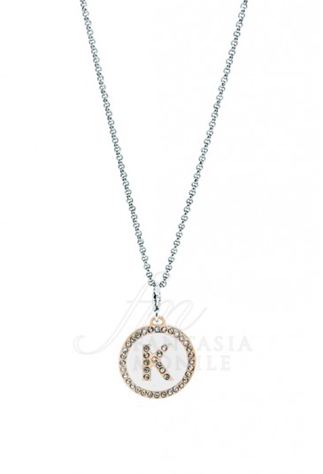 Collana Donna Iniziale White Lettera K Small Dvccio 7927