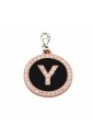 Collana Donna Iniziale Nero Lettera Y Small Dvccio 7176