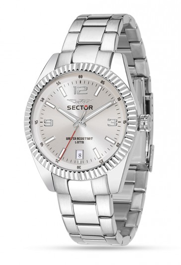 Orologio Uomo Acciaio Quadrante Silver 240 Sector R3253476003