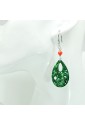 Orecchini Donna Giada Traforata Corallo Argento Rosita Gioielli d'Amare 4974