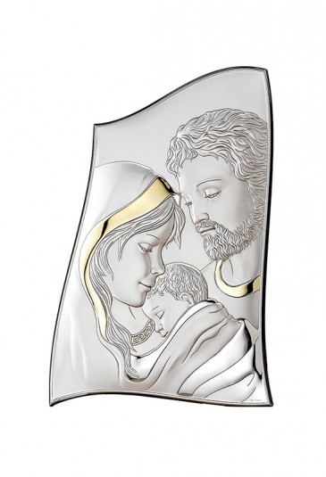 Quadro Sacra Famiglia Argento Bilamina Valenti 18012/5L