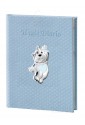 Diario Del Neonato Baby Pelle Celeste Argento Bilamin Valenti 10775/C