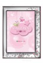 Cornice Portafoto Bimba Rosa Argento Bilamina Valenti 73011/3R