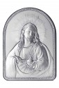 Quadro Sacro Cuore Gesu Argento 925 Legno Acca 32FT.3
