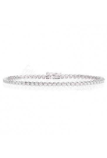 Bracciale Donna Tennis Oro 18kt Diamanti Naturali Modello Sofia Recarlo XD295/055