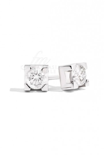 Orecchini Donna Punto Luce Diamanti naturali Oro18kt Modello Maria Teresa Recarlo XB357/016