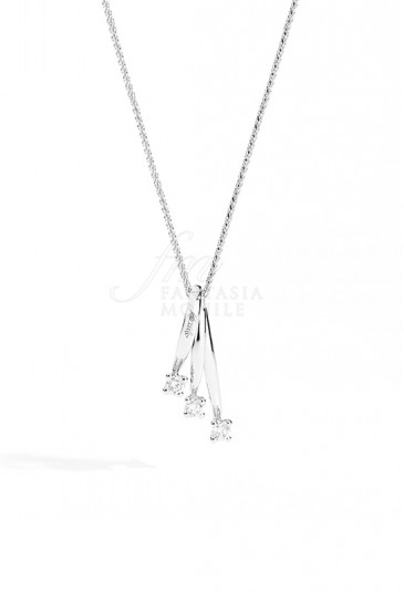 Collana Donna Trilogy Diamanti Naturali Oro 18kt Modello Anniversary Recarlo ZQ796/050