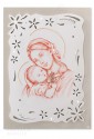 Quadro Madonna Con Bambino Capoletto Argento 925 Legno Dipinto Acca QS.602P.M