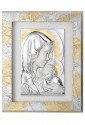 Quadro Sacro Argento Legno Madonna Acca 146B.19