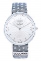 Orologio Uomo Polsino Sartoriale Tessuto Stelle Grigio Colonna 55GJKFM