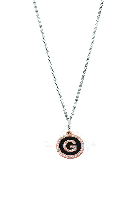 Collana Personalizzata Con Nome Ghiacciato E Lettera Iniziale - Ciondolo Micro Pavé In Zirconia Cubica, Gioiello Hip Hop Per Uomo E Donna - 2