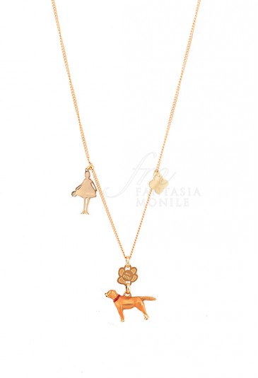 Collana Donna Le Carose I Love My Dog Small Cane Labrador OR8CHFM