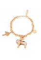 Bracciale Donna Le Carose I Love My Dog Cane Carlino Pink Mood O6EANFM