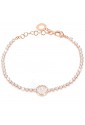 Bracciale Tennis Donna Rose Smalto Bianco Lettera M Dvccio K0XHIFM