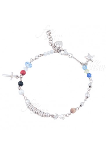 Bracciale Unisex Il Re Dei Re Vita Di Gesù Argento 925 Small Unoaerre Z80Q9FM