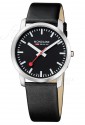 Orologio Mondaine Uomo Simply Elegant Ultrapiatto Quadrante Nero A638.30350.14SBB