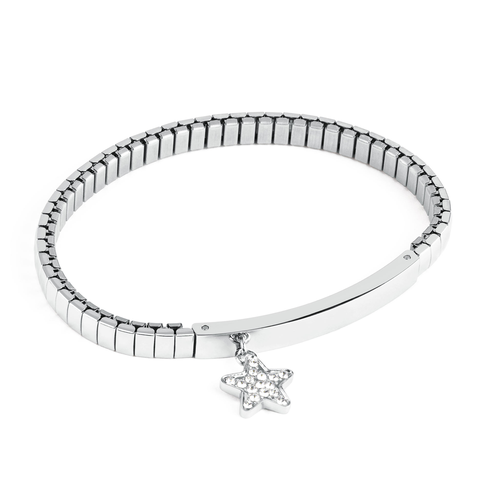 Bracciale Donna In Acciaio Inossidabile Regolabile | Elastico A Molla, Diametro 17 Cm, Gioiello Indistruttibile - 5