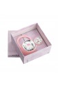 Set Portaciuccio Bimba Rosa 2 Pezzi Argento Bilamina Alexia AX1335.R