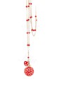 Collana Donna Dolce Attesa Chiama Angeli Cuore Rosso Argento Unoaerre WIW06FM