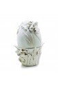 Uovo Porcellana Bianca Pasqua Lavorazione Artigianale Made in Italy Fantasia Monile 6073
