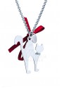 Collana Charm Gatto Argento 925% Cat Happy Pets Enpa Unoaerre 8320