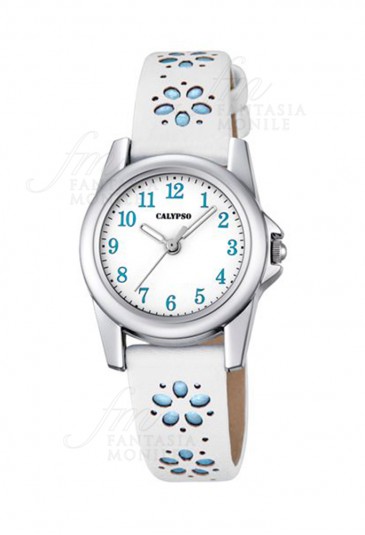 Orologio Bambino Fiorentina - Quadrante Bianco, Cinturino In Silicone, Diametro 34mm - Foto 4