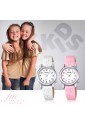Orologio Calypso Junior Collection Kids Bambina Cassa Acciaio Cinturino Bianco Stelle K5708/1