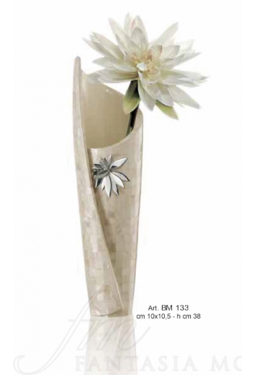 Vaso Madreperla Argento BM133