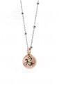 Collana Aquaforte Donna Ciondolo Porta Dentino Fatina Argento Rosa Cristalli GJLFWFM