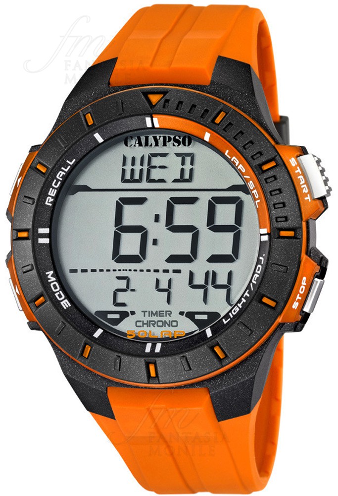 Led Original Orologio Unisex Digitale Touch – Cinturino In Silicone Rosso – Impermeabile 10 ATM E Confezione Vetro - 2