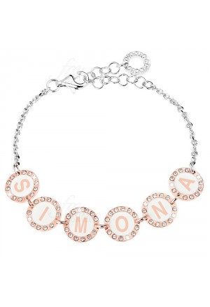 Bracciale Donna My Name Nome Simona Bronzo Dvccio 80YU7FM