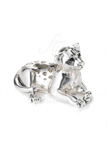 Leopardo Portafortuna Placcato Argento Acca AR 460 GA