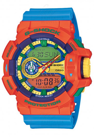 Orologio Casio G-Shock Rotary Uomo Sportivo Colors GA-400-4AER