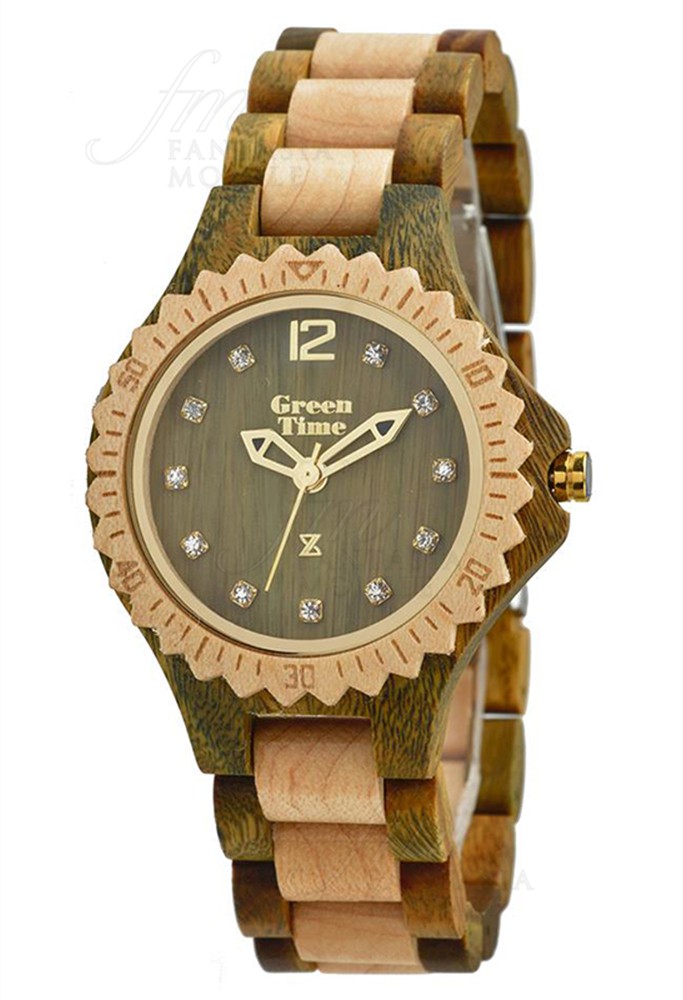 Orologio in Legno d'Acero Taranis 44mm