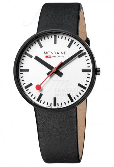 Orologio Mondaine Uomo Giant Black White A660.30328.61SBB - Fantasia Monile