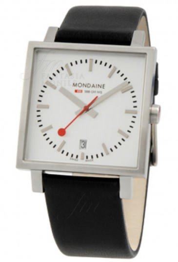 Orologio Mondaine Evo Square Uomo Solotempo Datario Acciaio A661.30343.16SBB