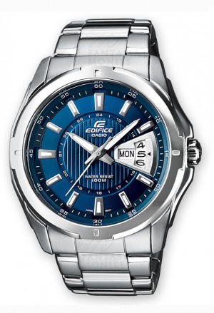 Orologio Edifice Casio Acciaio Uomo Solo Tempo EF-129D-2AVEF