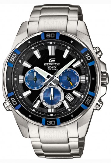 Orologio Edifice Casio Acciaio Uomo Chrono EFR-534D-1A2VEF