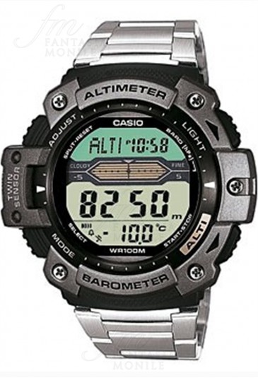 Orologio Casio Chronografo Barometro Termometro Acciaio Uomo SGW-300HD-1AVER