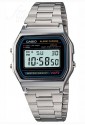 Orologio Casio Vintage Digitale Acciaio Quadrante Blu Unisex A158WA-1DF