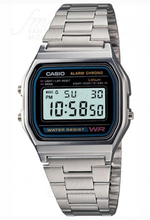 Orologio Unisex Acciaio Blu Casio Vintage Collection A158WA-1DF