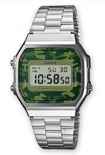 Orologio Casio Collection Vintage Camouflage A168WEC-3EF
