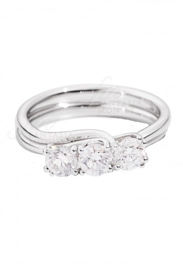 Recarlo Anello Con Pietre Anello Recarlo Trilogy Pietre Modello