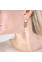 Orecchini Lebole Gioielli Kimono Mini Argento Seta Giapponese Perla V4BQZFM