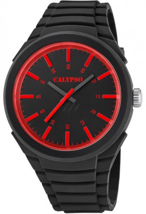 Orologio Calypso Uomo Analogico Nero Rosso K5725/2