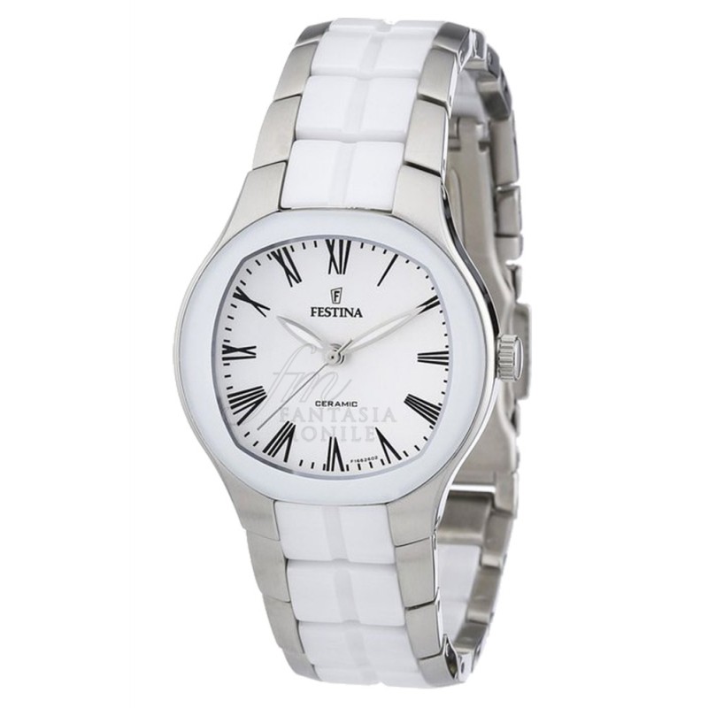 Orologio Festina Donna Lady Ceramica Bianca Acciaio Elegante F16626/2