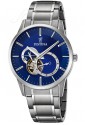 Orologio Festina Uomo Automatico Acciaio Quadrante Blu Movimento Vista F6845/3