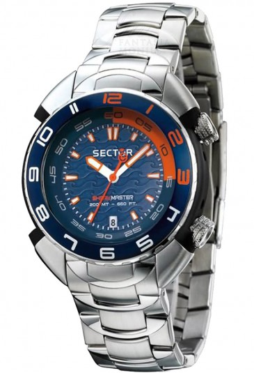 Orologio Sector Shark Master Uomo Datario Acciaio R3253178035