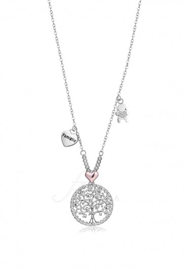 Collana Ciondolo Albero Della Vita In Pietra Cristallo Naturale – Amuleto Chakra Artigianale