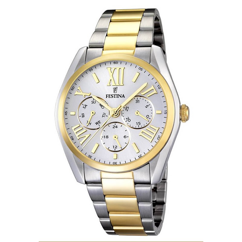 Viceroy 42449-67 Orologio Uomo Bicolore – Cassa Acciaio 40 Mm, Quadrante Verde, Vetro Zaffiro, Cinturino Acciaio